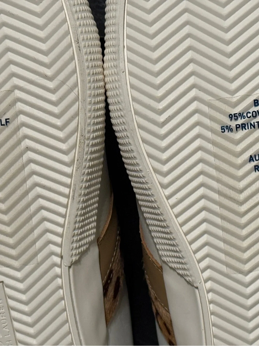 POLO RALPH LAUREN White Low-Top Leather Sneakers women’s size 9.5/ EU 41 *NEW*